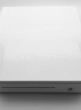 钱箱3304B4C高光白色圆角时尚钱箱