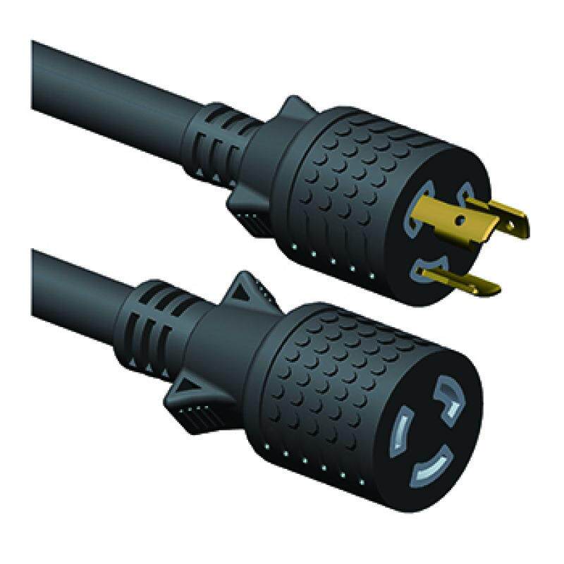 电源锁定延长线黑色125/250V