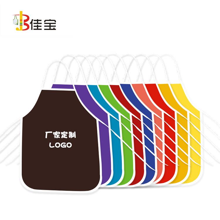 火锅烧烤一次性围裙无纺布防污防水泼溅家用围兜印字logo
