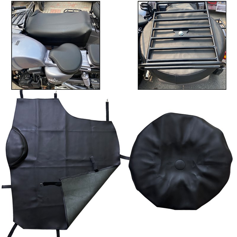 鑫源500自由风/520龙卷风 侧三轮摩托车 备胎罩斗布双层加厚边斗