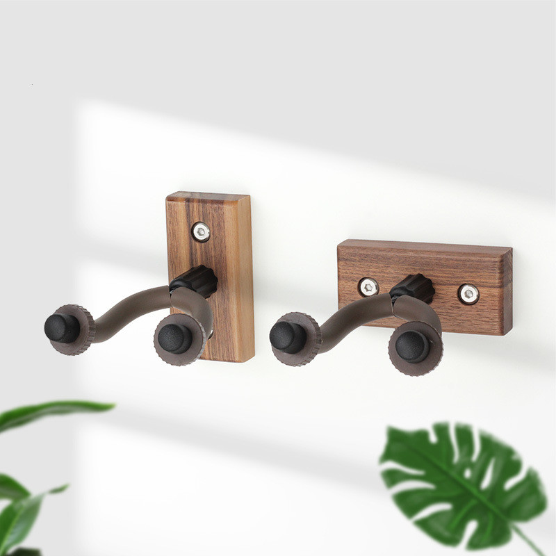 吉他挂钩挂架免打孔尤克里里小提琴挂钩乐器吊架实木墙壁挂琴架子