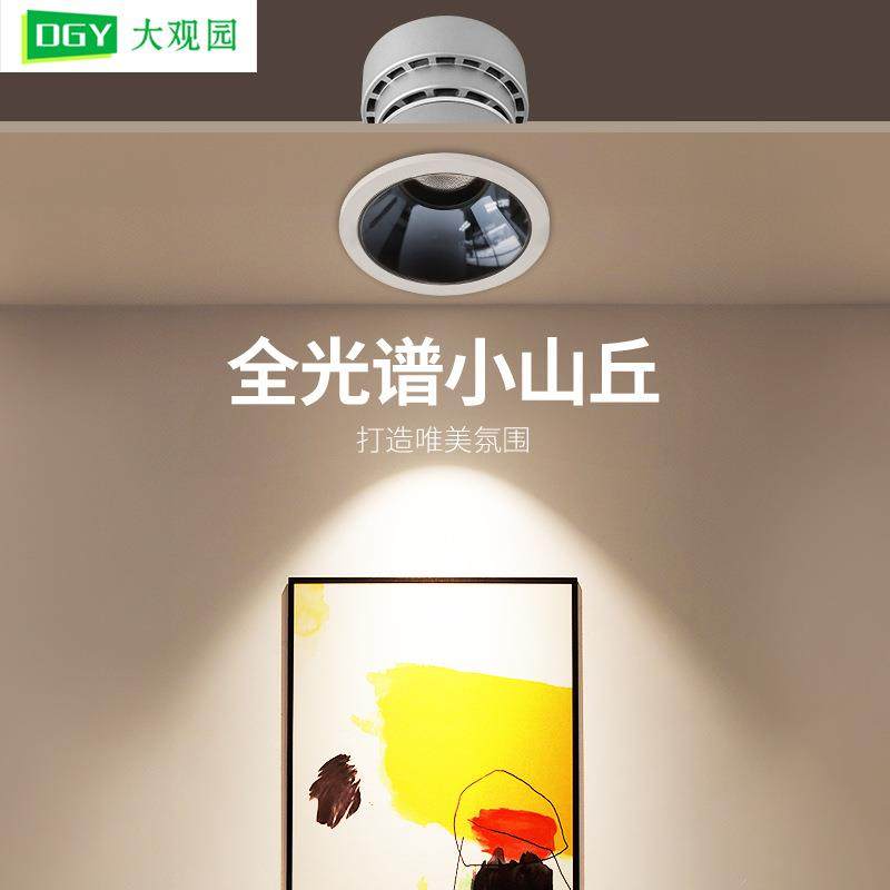 嵌入式孔灯智能筒灯家用照明LED灯天花灯洗墙灯客厅防眩射灯429