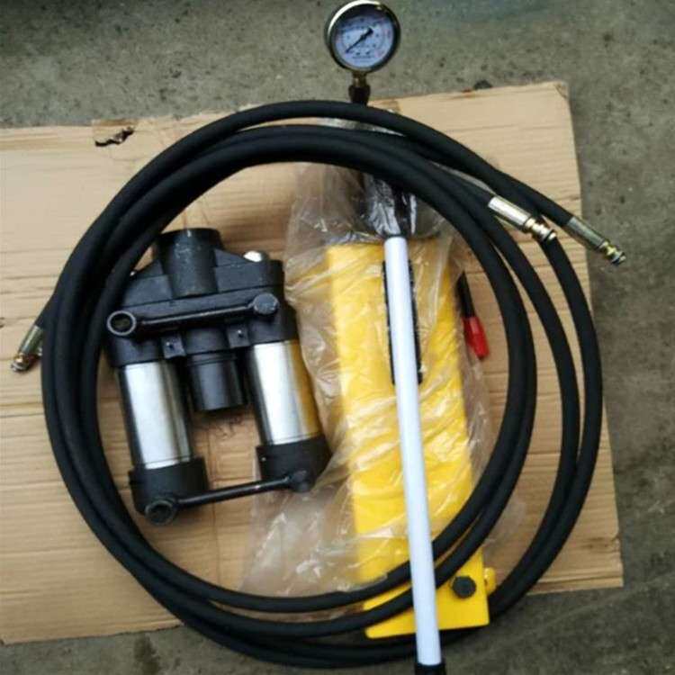 煤矿用双缸锚索张拉机具 双缸张拉千斤顶300KN双速换向快速张拉