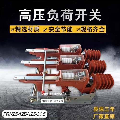 FZRN25-12D/T200-31.5高压真空负荷开关FKN25-12D 户内10KV