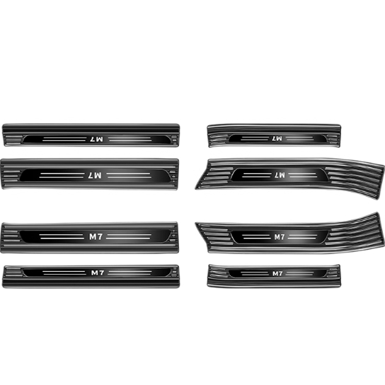 适用26款新问界M7专用不锈钢门槛条车内装饰品实用配件车用品大全