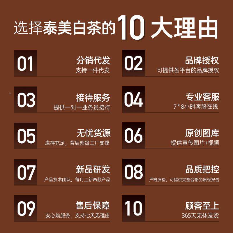 泰928美茶镇鼎白茶老贡眉小茶饼木箱装寿眉销10福茶00g/盒分老饼