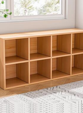 书柜落地书架家用客厅物架小型收柜子储物WGK多柜层置宿舍放纳书