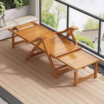 躺椅折叠午台IAT休折家叠椅阳人成人用休闲老人靠椅椅子夏凉懒午