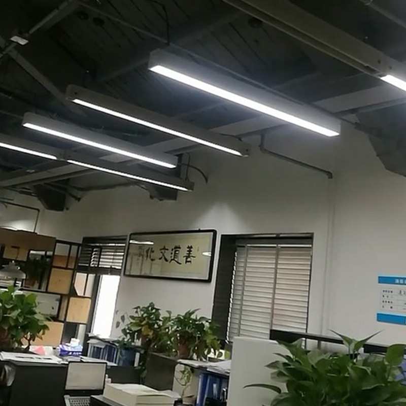 北欧工业风长条办公室吊灯简约个性餐厅吧台店铺商用长条水泥吊灯