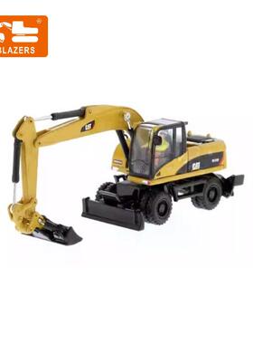 适用1:87卡特M318D 轮式挖掘机合金工程车模型85177
