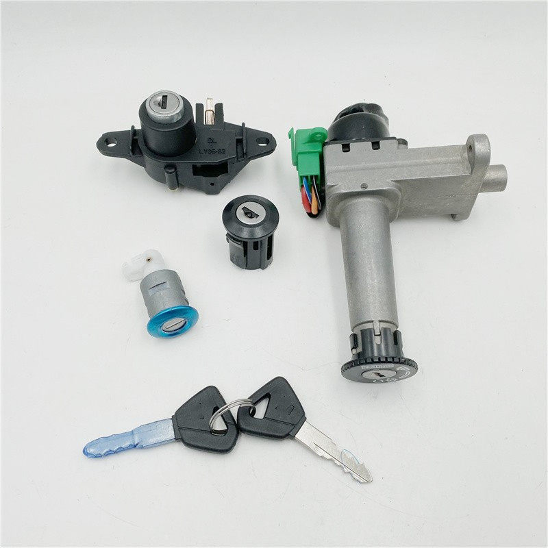 适用新悦星摩托全车锁宇钻E套锁HJ125T-10H/23/25电门锁VF125锁具