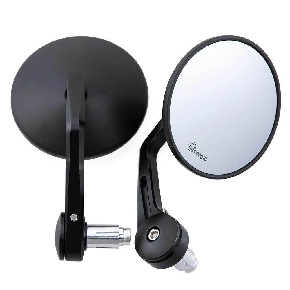 热销摩托车后视镜高档通用镜手把镜倒车83841镜圆电动复古经典车