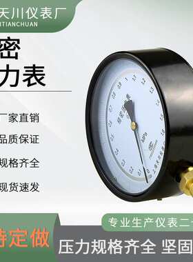 精密压力表YB-150A  0.4级/YB-150B/0.25级 高精度气液真空表上海