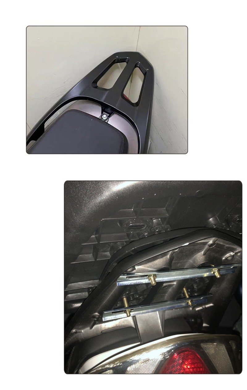 电动车后货架 大环聚英连体后货架 中迅鹰尾翼 小迅鹰可装尾箱