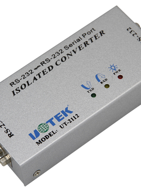 UTEK宇泰UT-2112全信号RS232串口 9线光电隔离保护器
