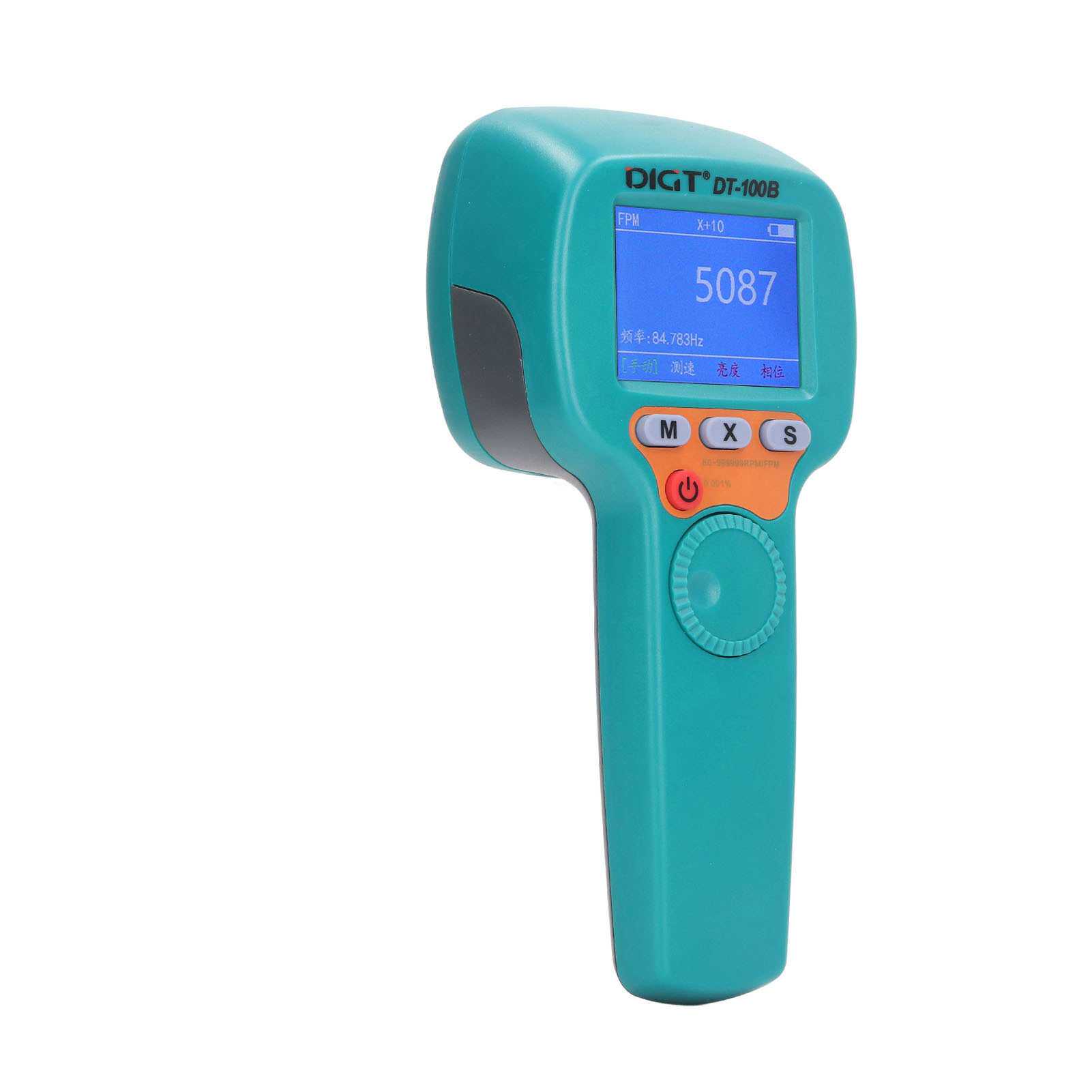 LED频闪仪非接触测速仪数显转速表闪光闪频风扇电机等测速DT-100B