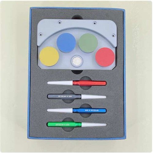 修表工具 瑞士原装MSA17.000-04油笔油碟套装 4支装点油笔