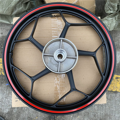 适用摩托车DF150钢圈HJ150-12A前后轮辋 前后轮毂 钢圈 铝轮 轮筐