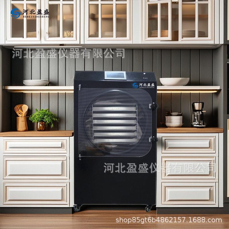 家用小型节能真空冷冻干燥机水果茶叶花卉虫草小型冻干机CE认证