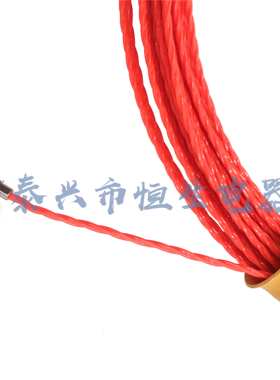 三叶三股涤纶红色花线穿墙线拉引线器束线管弹簧头电工 5MM 30M