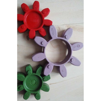 KTR ROTEX GS28红色绿色八瓣角梅花弹性垫体PUR/TEEE减震缓冲胶圈