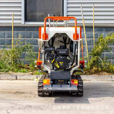 全液压履带式自卸翻斗车迷你翻斗自卸车小型自上料手扶履带运输车