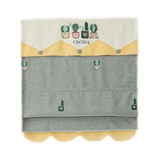 IYR72023儿童房飘窗遮光男孩女孩小窗户卧室升降窗帘扇形罗马帘免