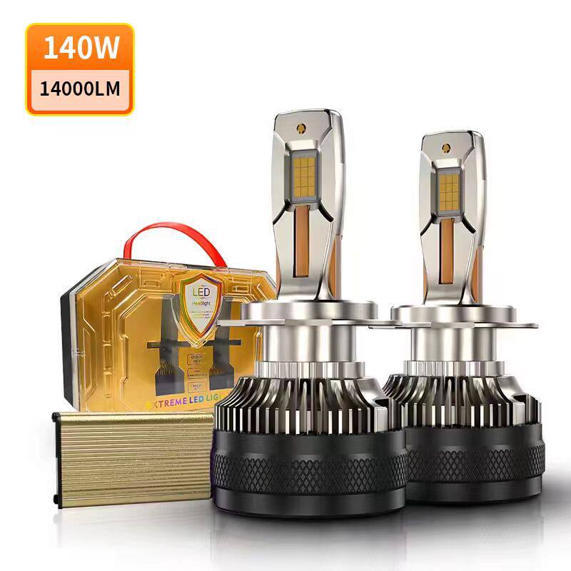汽车led大灯X237000流明270WX23LED12V三铜管9005900三铜管散热