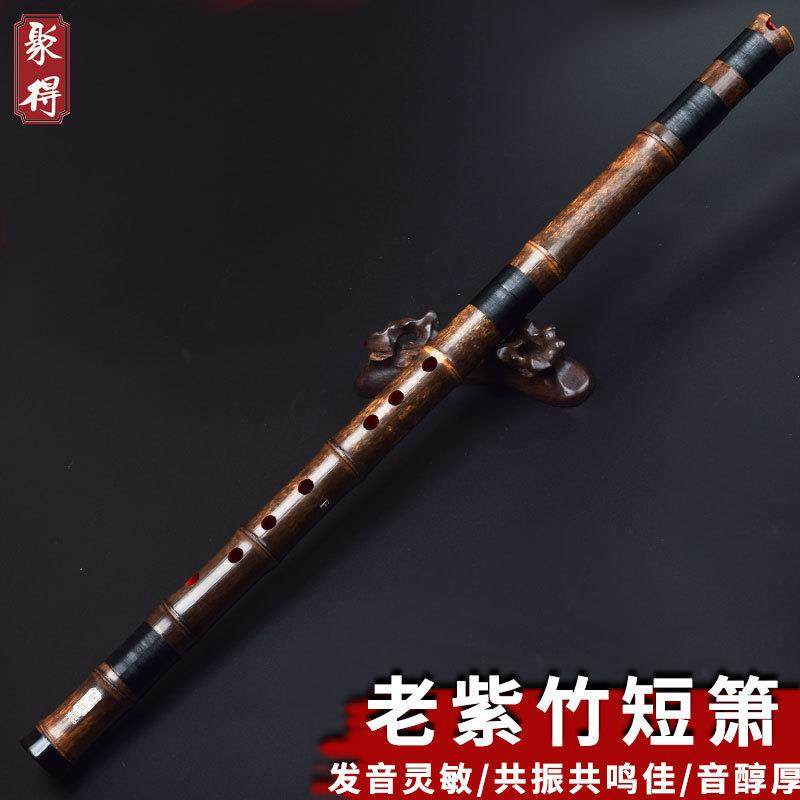 一节紫竹洞箫专业演奏成人学生直销笛萧八孔初学自学乐器