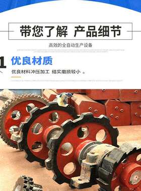 厂家供应NE系列斗式提升机不锈钢双排链轮总成机械配件链轮