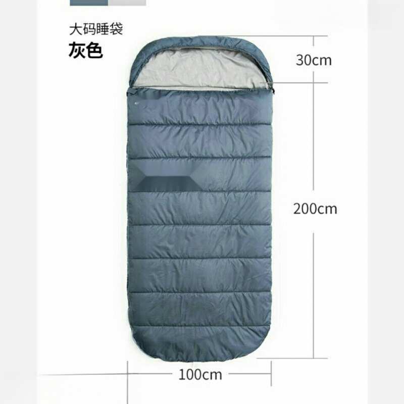 2北狼睡袋成人户外加宽厚露营四季通用冬季防寒保暖单大人便山