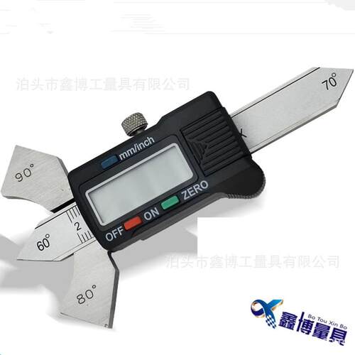 数显焊缝规厚度0-20电子焊接坡口量规高度焊接规数显焊缝卡尺