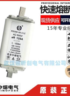 中熔RS306-00-C1Z AC690V aR 80A/100A/125A/160A/200A/250A/315A