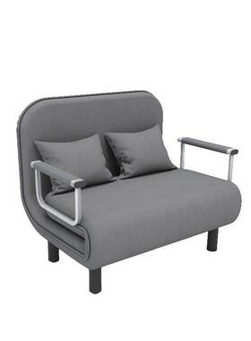 公寓出租房小户型简易带扶手单双人折叠沙发懒人折叠沙发床简约