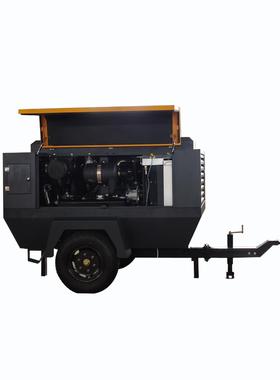 BC375一体化便携柴油移动螺杆空压机10立方8bar租赁用空气压缩机