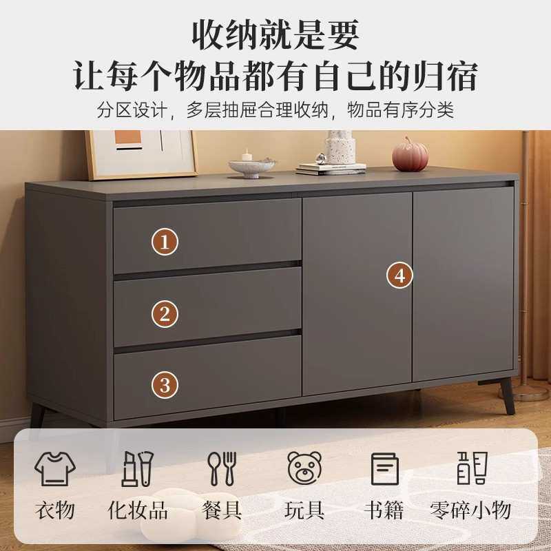 意式轻奢五斗柜卧室斗柜置物柜客厅靠墙储物柜床尾收纳柜抽屉柜子