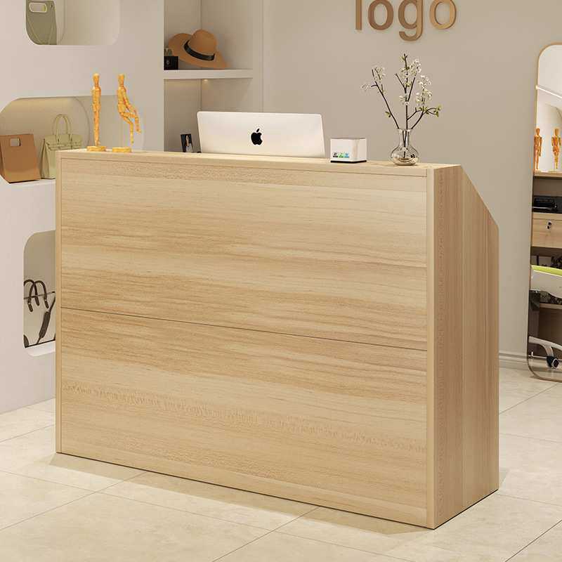 简约现代商用网红收银台店铺小型前台便利店服装店吧台桌收银柜台