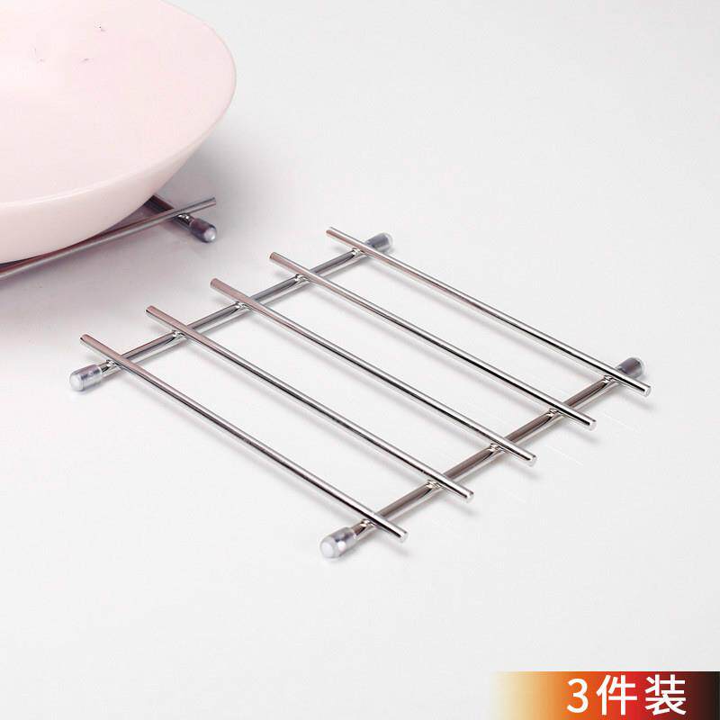 煲垫加厚不锈钢锅垫橡胶隔热垫创意防烫餐桌垫碗垫3件餐垫、杯垫