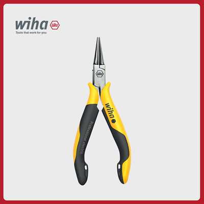 wiha威汉德国专业防静电圆嘴钳Z37004