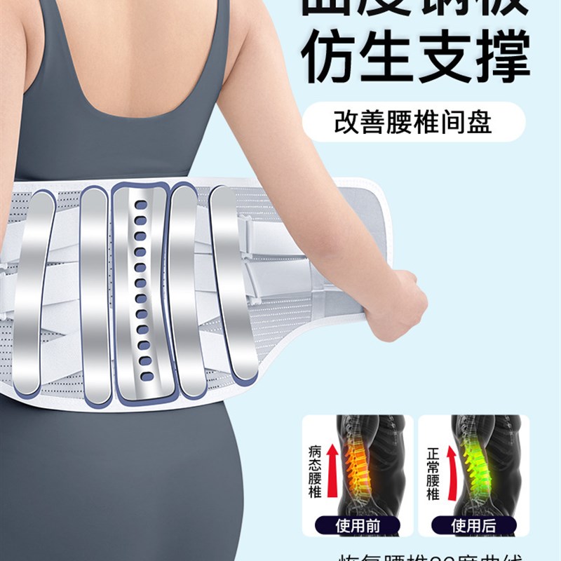 日本专业护理腰带男女腰椎间盘支撑腰疼腰肌不适专用腹带保护腰部