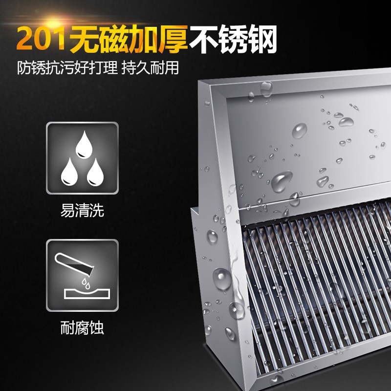 不锈钢油烟罩商用镀锌排烟罩酒店食堂饭店排烟罩工业集气罩直销