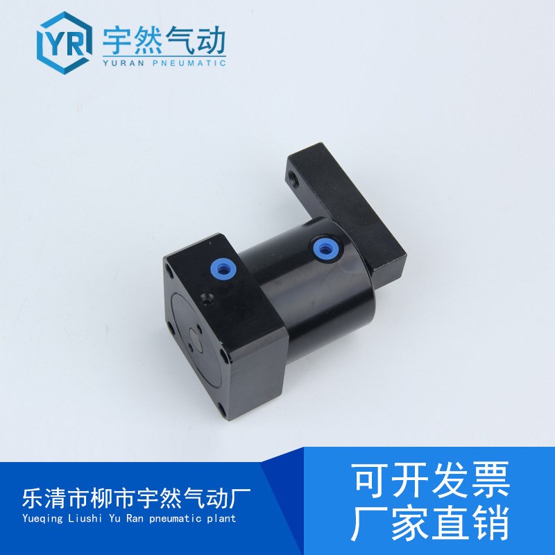 气力可型旋转夹紧气缸SCR\SCL20\25\40\32-10\20回转转角下压90度