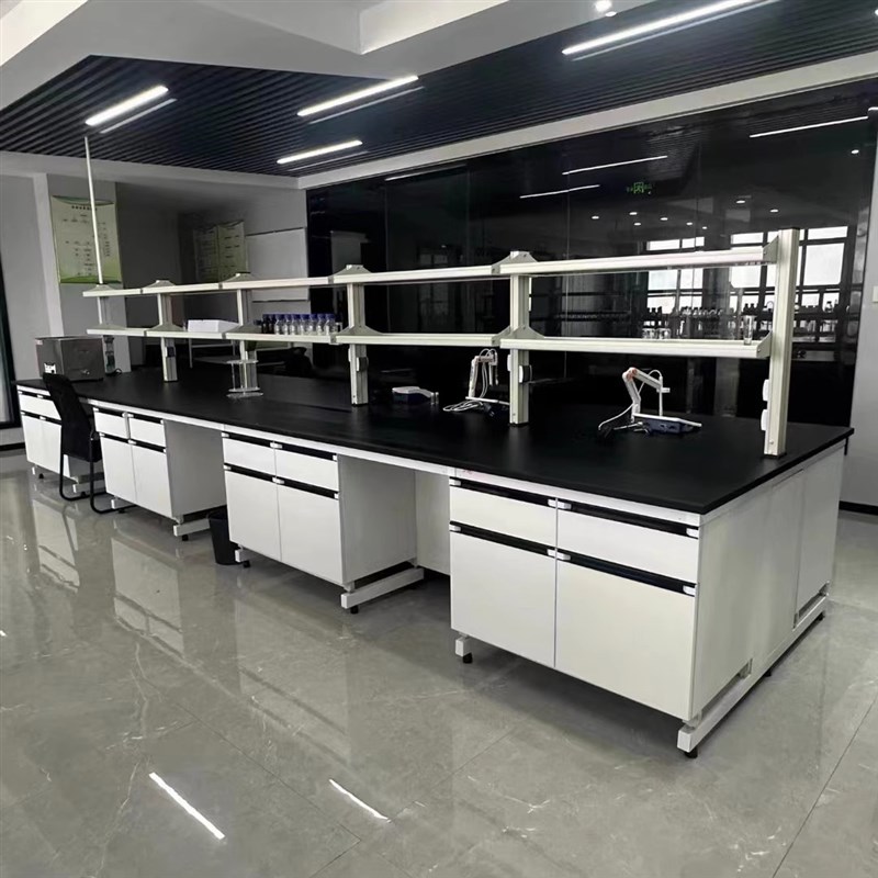 钢木实验台实验室边台试验台工作台操作台全钢实验台化学桌通风柜