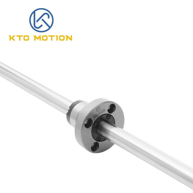 KTO国产无噪导轨大载荷圆筒法兰滚珠花键SLF系花键轴生产