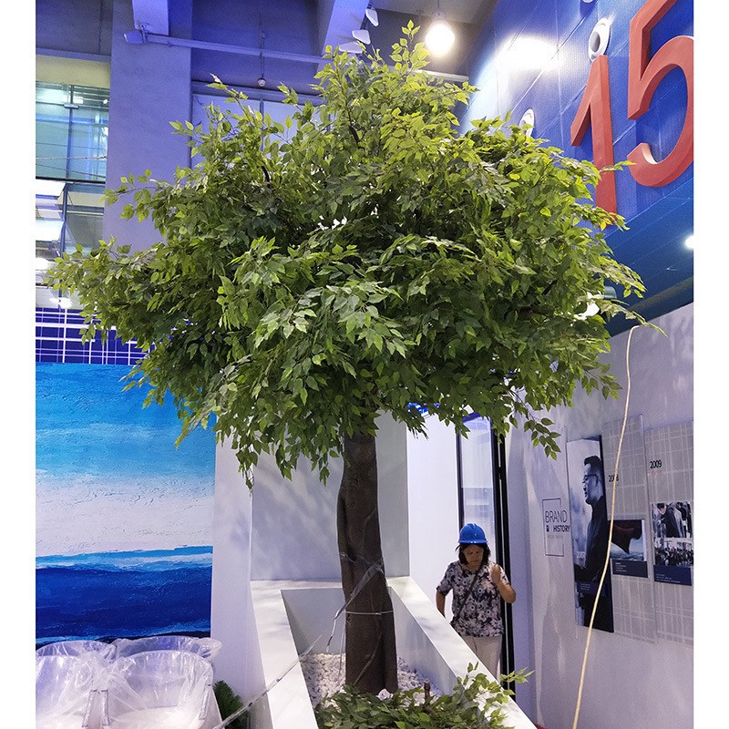厂家直销仿真榕树假树大型  室内景观树装饰用高端仿真大榕树