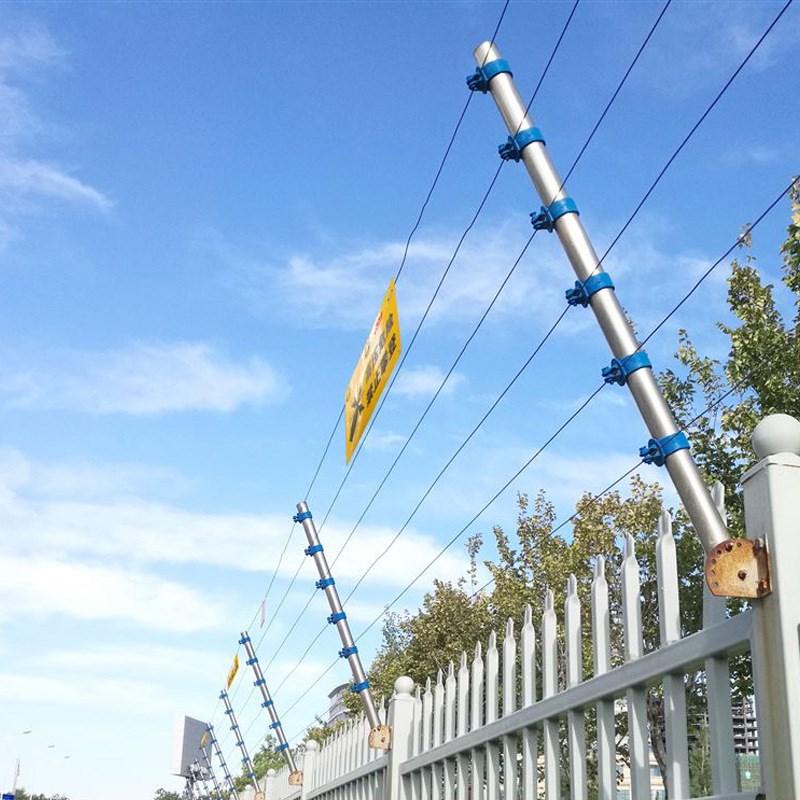 电子围栏系统全套防盗电网周界报警围墙防攀爬标配高压脉冲主机