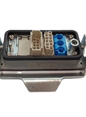 矩形重载连接器HM芯体组合型模块HMDD-017-FC/MC工业航空插头