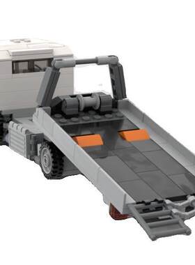 MOC-XM245 经典五十铃8格卡车 289片 黑色座椅 拼插积木 可坐2人