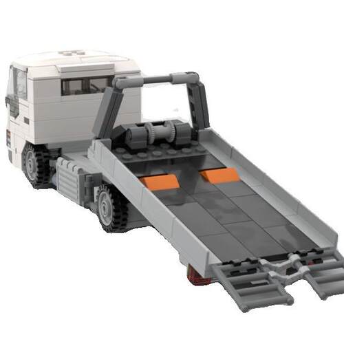 MOC-XM245 经典五十铃8格卡车 289片 黑色座椅 拼插积木 可坐2人