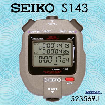 SEIKO精工秒表S143原装正品S23569J多功能300跑道计时器马拉松跑